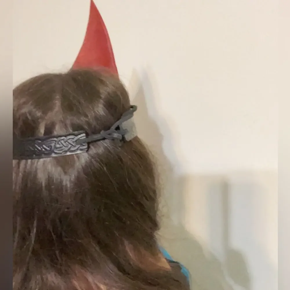 Scarlet Witch Leather handtooled Cosplay Headpiece